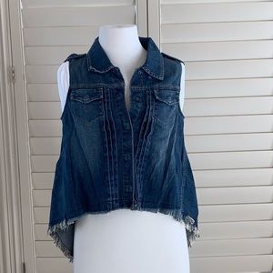** SOLD BCBG Jean Vest